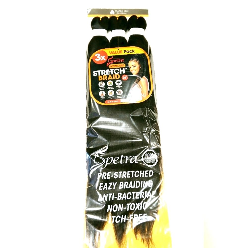 1 pack of 3X eazy Spectra Braiding Hair Extensions Color 4